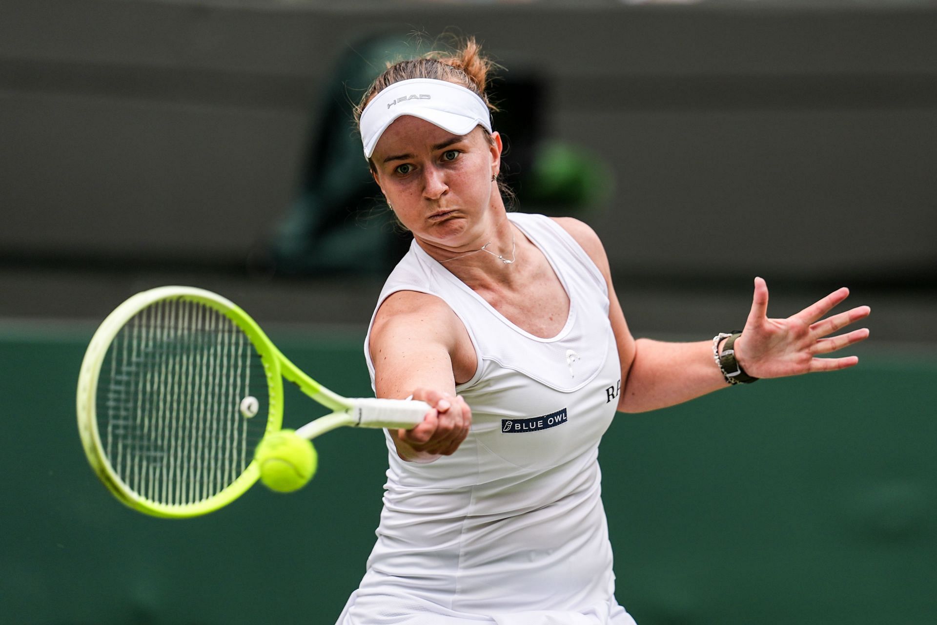 Barbora Krejcikova at Wimbledon 2025. (Photo: Getty)